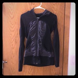 Lululemon Black zip up hoodie.